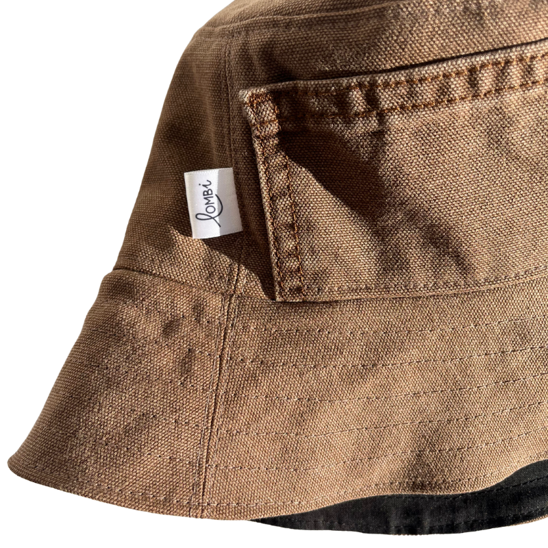 Bob upcyclé jean marron – Image 6