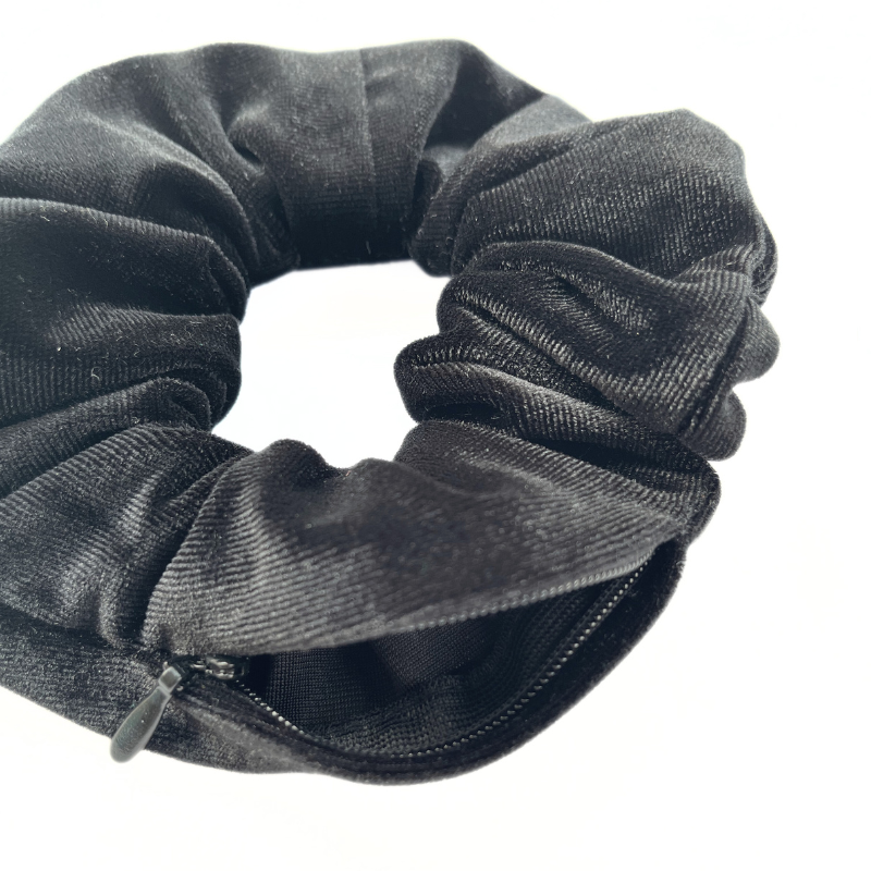 Chouchou magique velours noir – Image 2