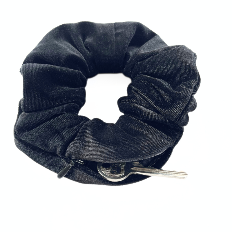 Chouchou magique velours noir