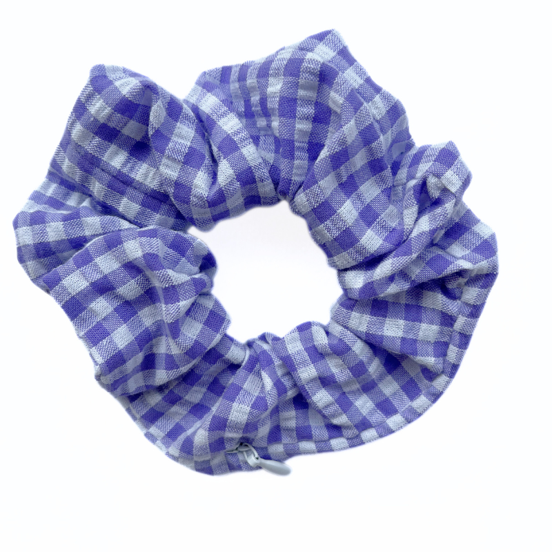 Chouchou magique vichy violet – Image 4