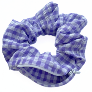 Chouchou magique vichy violet