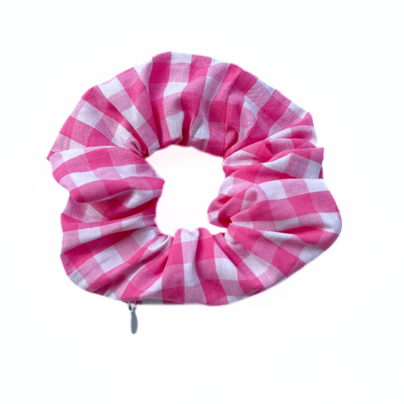 Chouchou magique vichy rose – Image 3