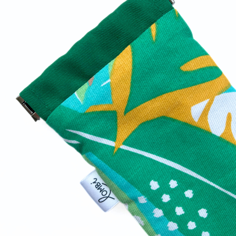 Etui à lunettes tropical jaune – Image 2