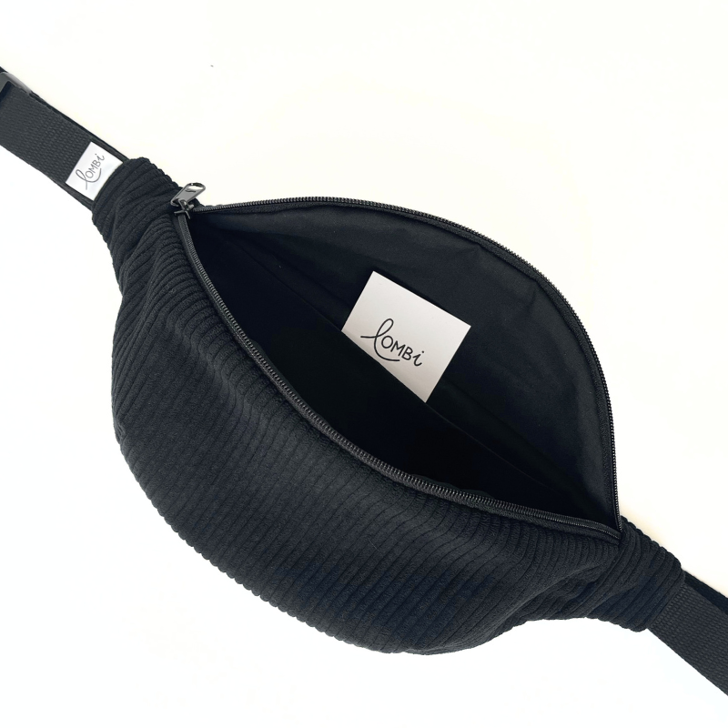 Banane velours côtelé all black – Image 2