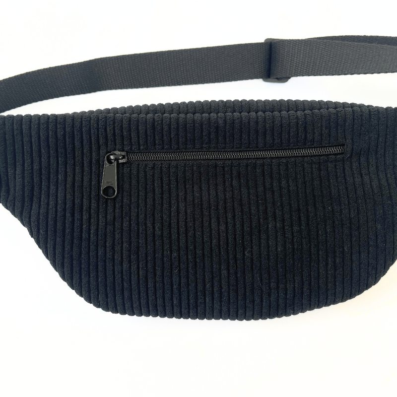 Banane velours côtelé all black – Image 3