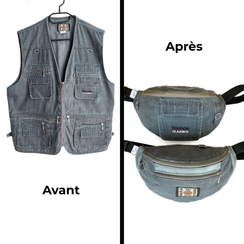 Banane upcyclée grise n°1 – Image 6
