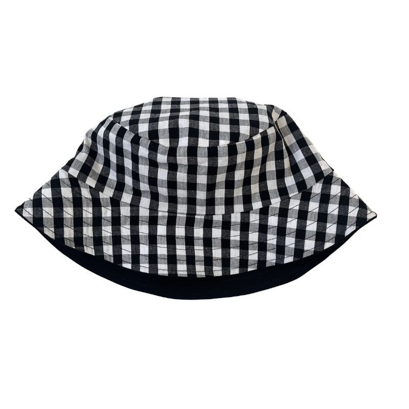 Bob noir et vichy réversible – Image 3