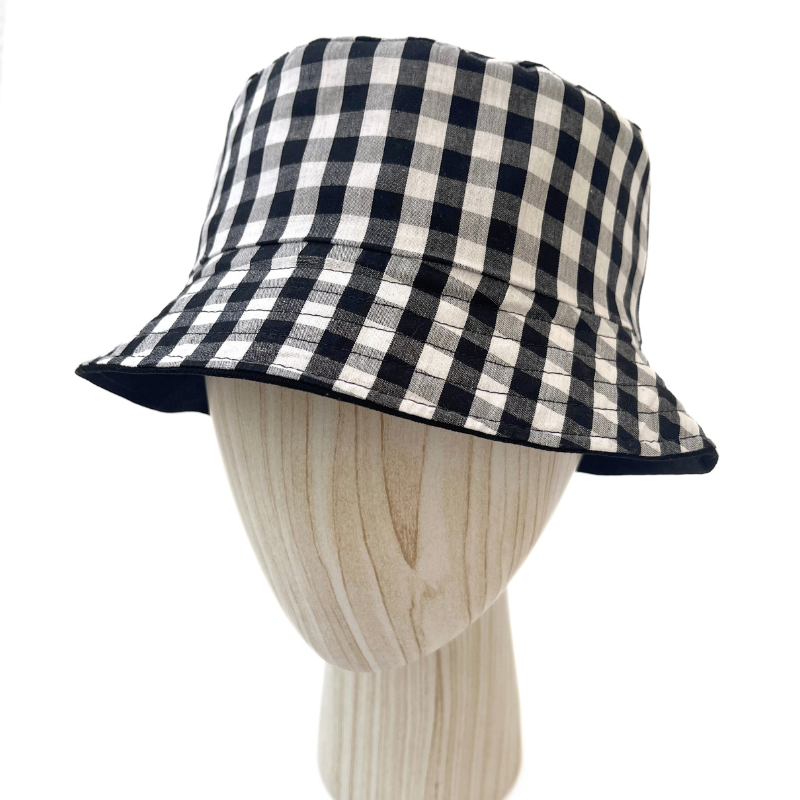 Bob noir et vichy réversible – Image 2