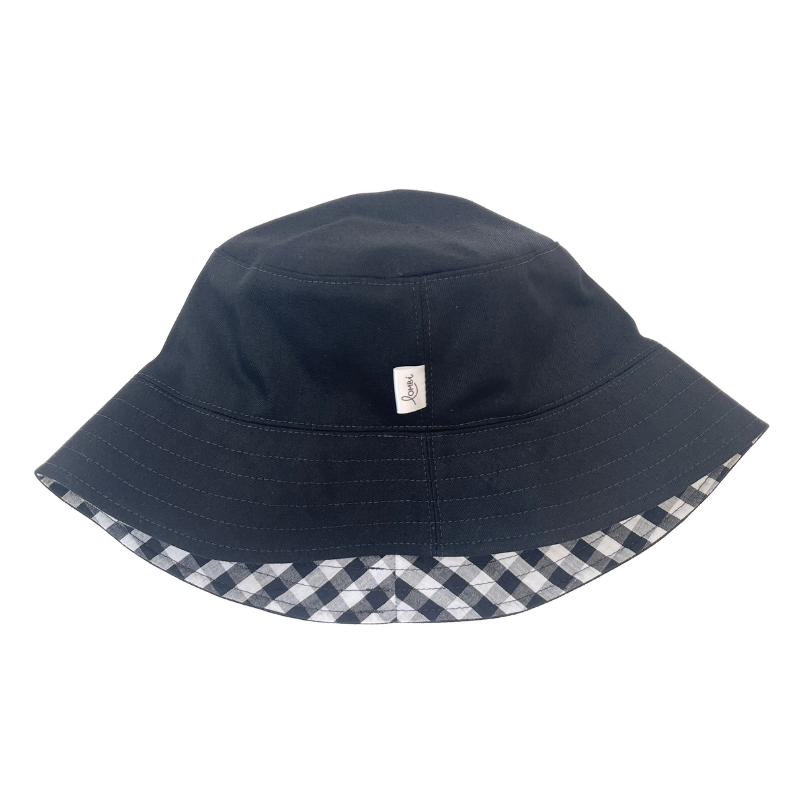 Bob noir et vichy réversible – Image 4