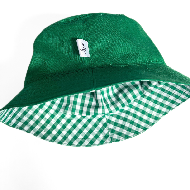 Bob vert et vichy réversible – Image 4