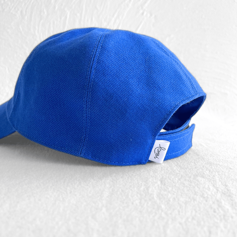 Casquette upcyclée bleu de travail – Image 4