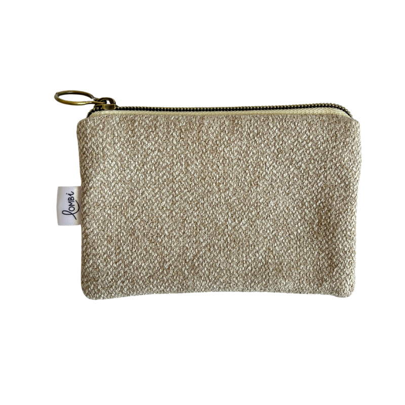 Porte-monnaie beige