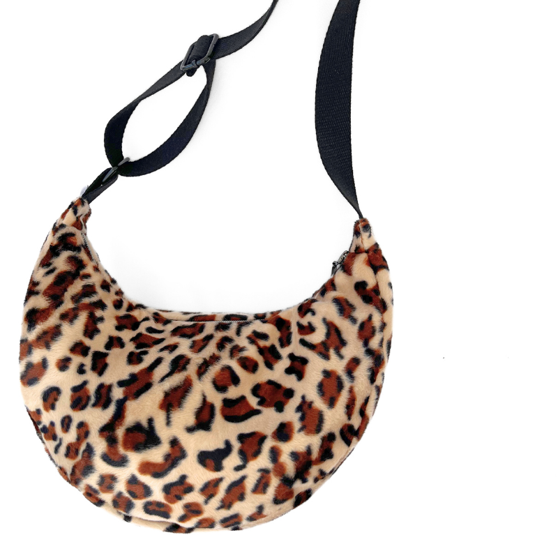 Sac demi-lune léopard – Image 3